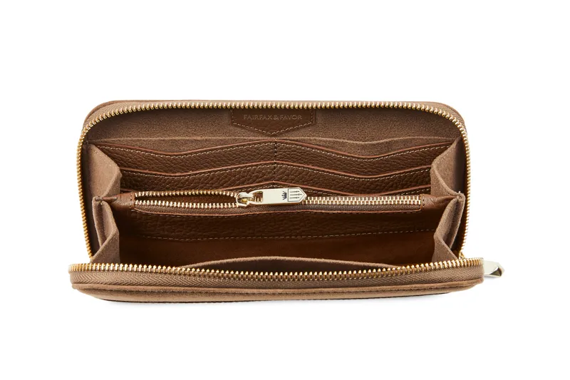 Fairfax and Favor Salisbury Purse Tan-2